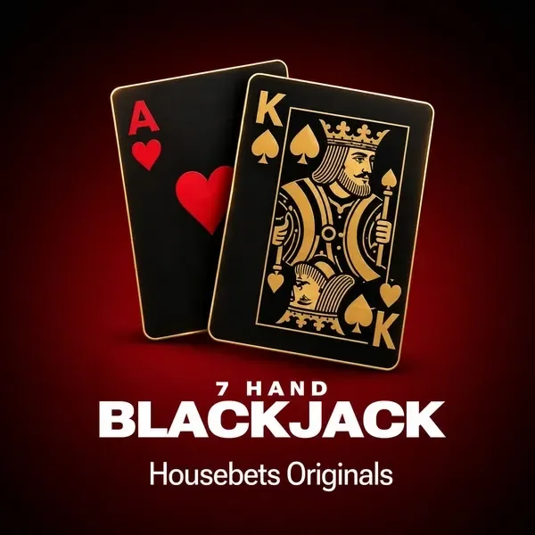 Housebets Blackjack card from the Housebets Originals lobby