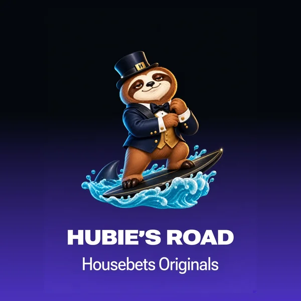 Housebets Hubie's Road card from the Housebets Originals lobby